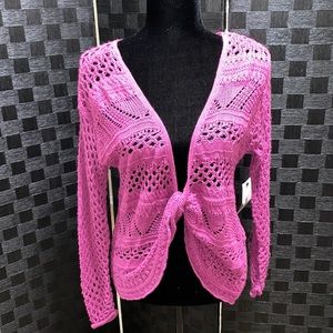 NEW⭐️ a.n.a. Pink/Purple Knit Size XS Cardigan/Sweater 🩷💜